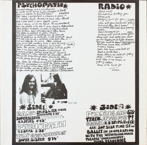 Supersister (2) : Pudding En Gisteren (LP,Album,Reissue)