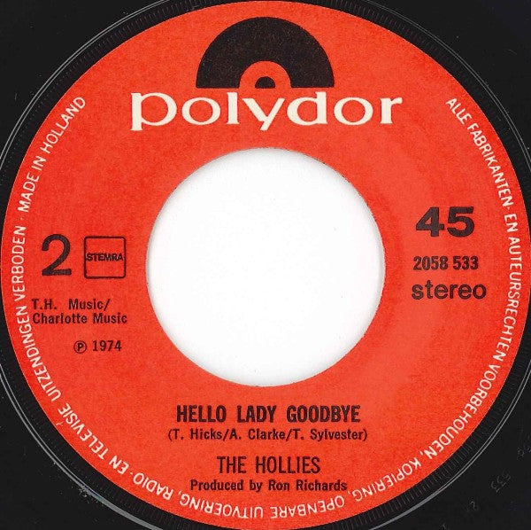 Hollies, The : I'm Down (7",Single,45 RPM)
