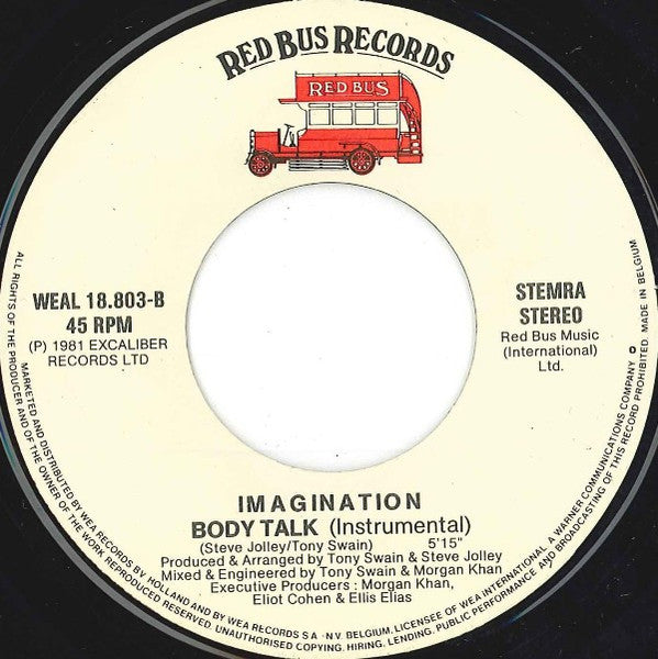 Imagination : Body Talk (7",45 RPM,Single)