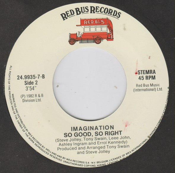 Imagination : Changes (7",45 RPM,Single)