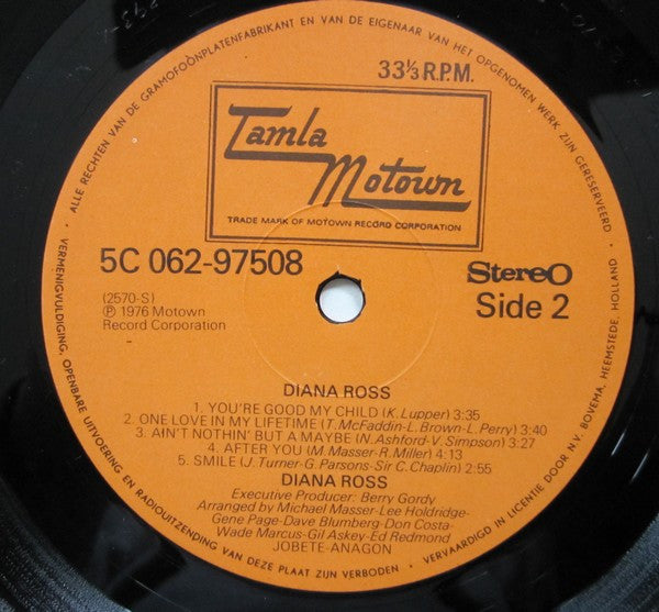 Diana Ross : Diana Ross (LP,Album,Stereo)