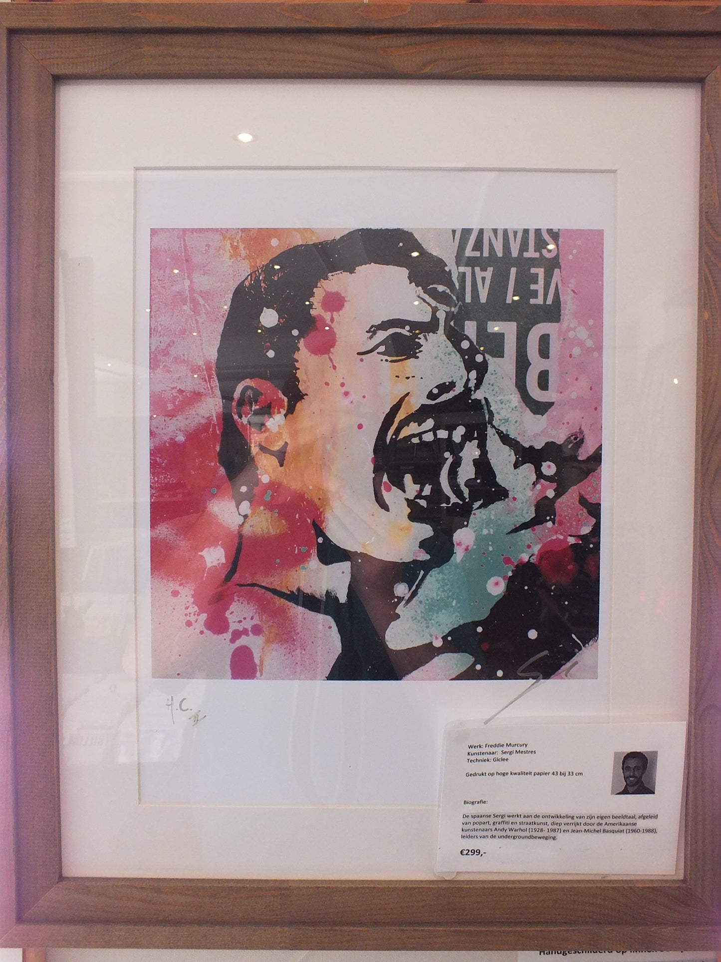 Giclee Freddy Murcury
