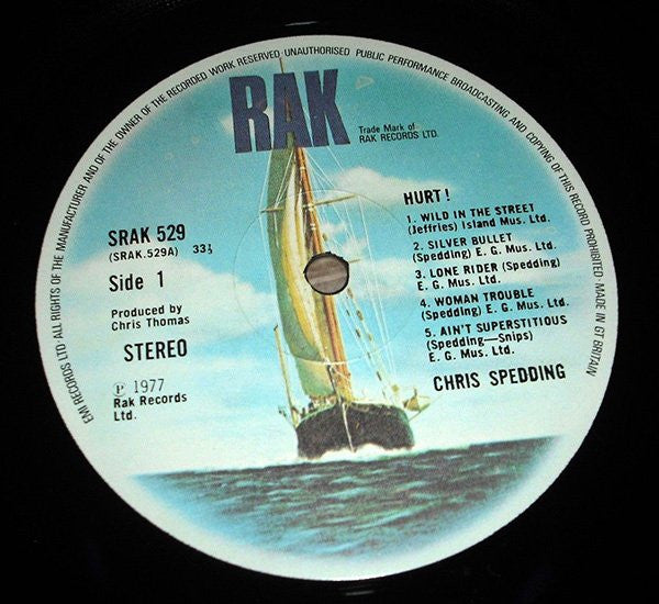 Chris Spedding : Hurt (LP,Album)