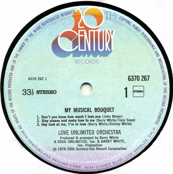 Love Unlimited Orchestra : My Musical Bouquet (LP,Album)