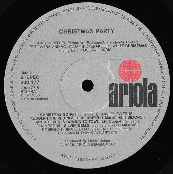 Various : Christmas Party (LP,Compilation)