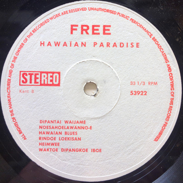 The Hawaian Minstrels : Hawaii (LP,Album,Stereo)