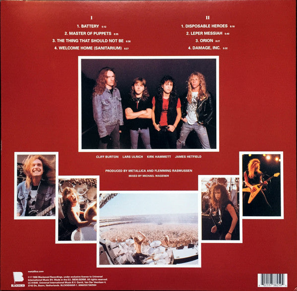 Metallica : Master Of Puppets (LP,Album,Reissue,Remastered)