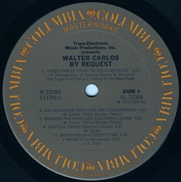 Walter Carlos : By Request (LP,Album)