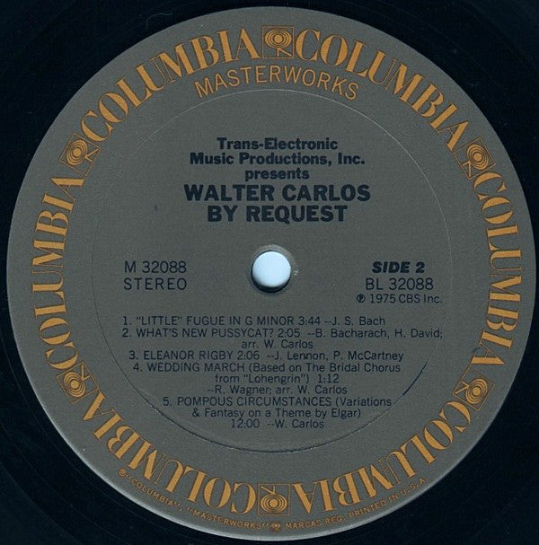 Walter Carlos : By Request (LP,Album)