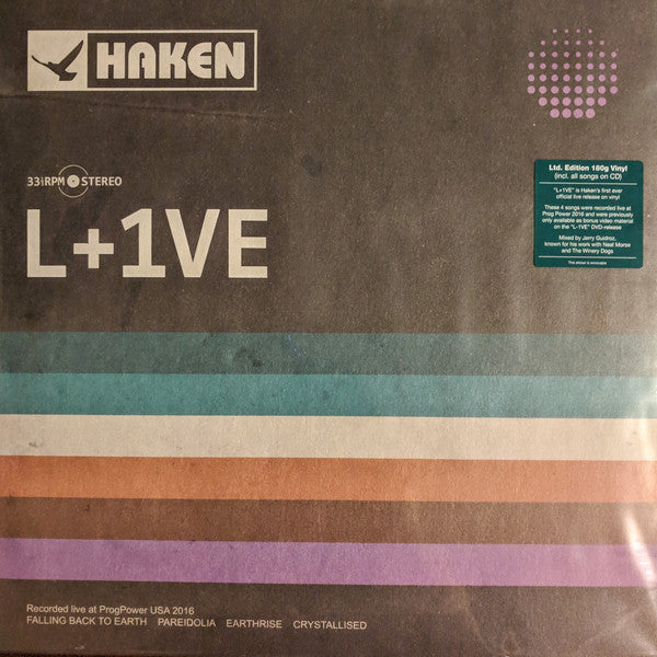 Haken (2) : L+1VE (12",EP)