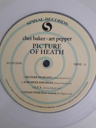Chet Baker & Art Pepper : Picture Of Heath (LP,Album,Limited Edition,Reissue,Remastered,Mono)