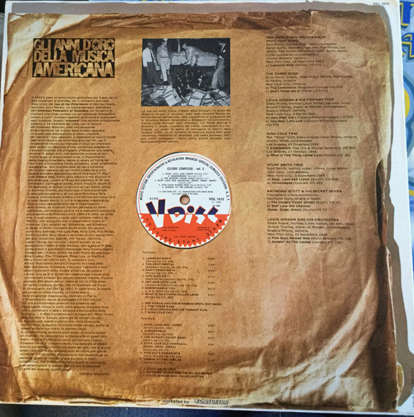 Red Norvo / Stuff Smith Trio / Louis Jordan / Nat King Cole Trio, The : Celebri Complessi Vol. 3 (LP,Compilation)