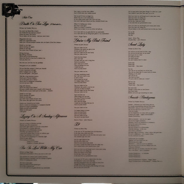 Queen : A Night At The Opera (LP, Album, RE, RM, Emb)