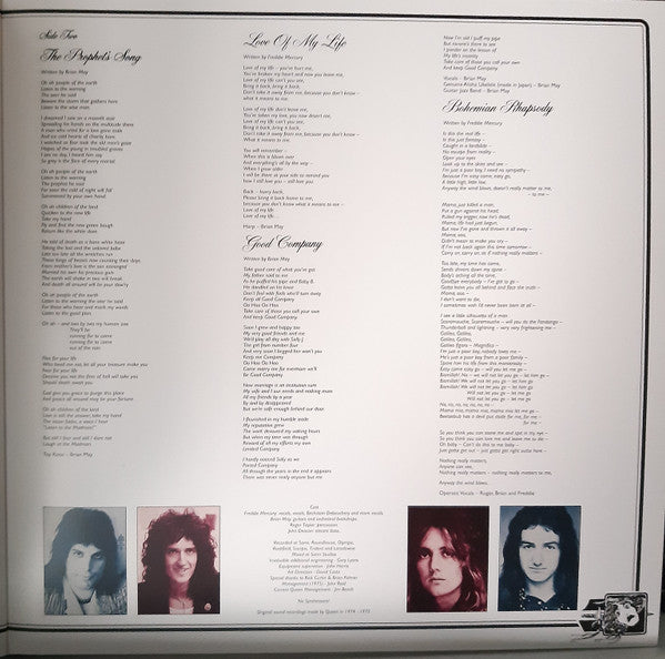 Queen : A Night At The Opera (LP, Album, RE, RM, Emb)