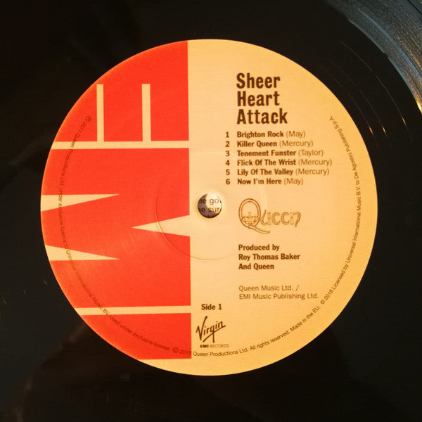 Queen : Sheer Heart Attack (LP, Album, RE, RM)