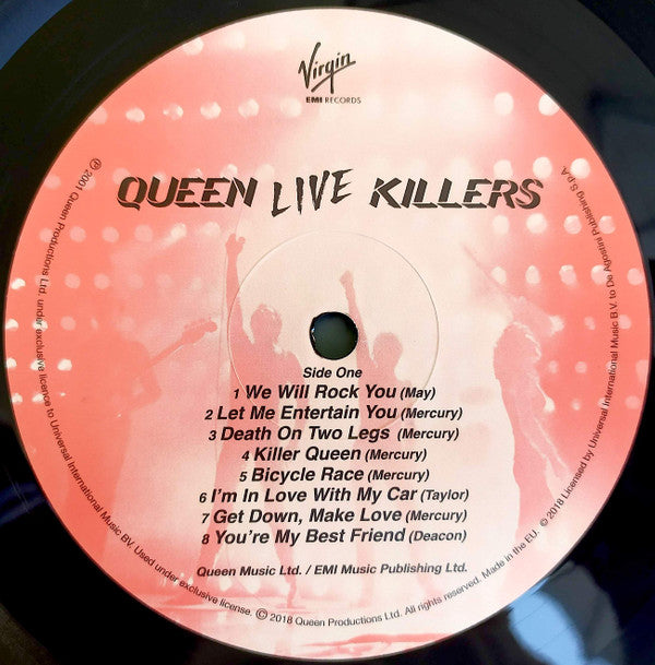 Queen : Live Killers (2xLP, Album, RE, RM, Gat)