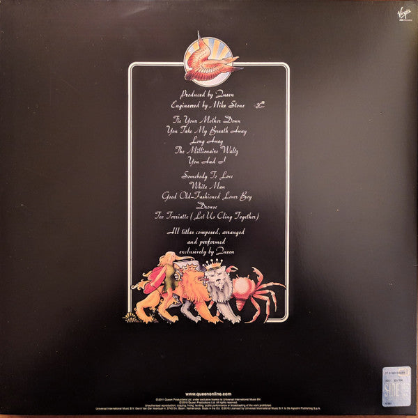 Queen : A Day At The Races (LP, Album, RE, Gat)