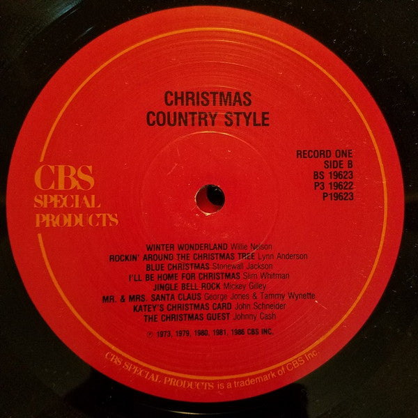 Various : Christmas Country Style (LP,Compilation)