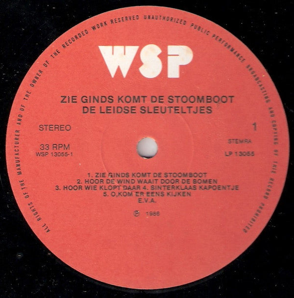 De Leidse Sleuteltjes : Zie Ginds Komt De Stoomboot (LP,Album)