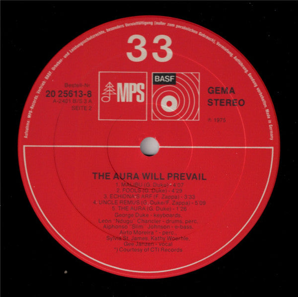 George Duke : The Aura Will Prevail (LP,Album)