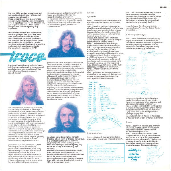 Trace (6) : Trace (LP,Album)