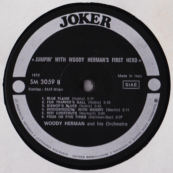 Woody Herman And His Orchestra : Jumpin' With Woody Herman's First Herd (LP,Album)