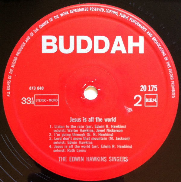 Edwin Hawkins Singers : Jesus Is All The World (LP,Compilation,Club Edition)