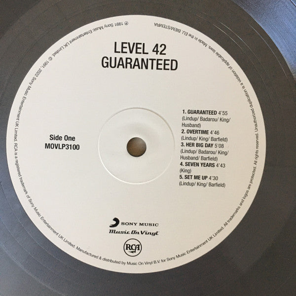 Level 42 : Guaranteed (LP,Album,Limited Edition,Numbered)