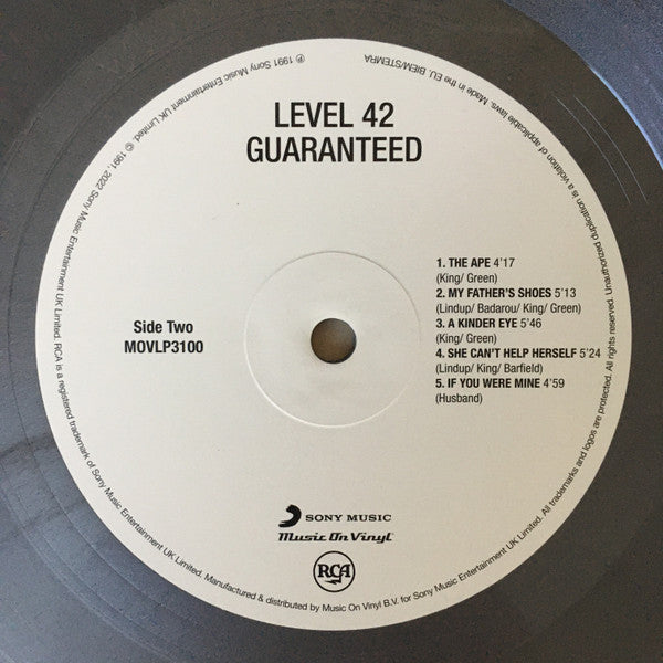 Level 42 : Guaranteed (LP,Album,Limited Edition,Numbered)