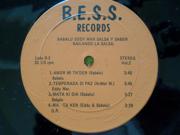 Babalu Eddy Mar Salsa Y Sabor : Bailando La Salsa (LP)