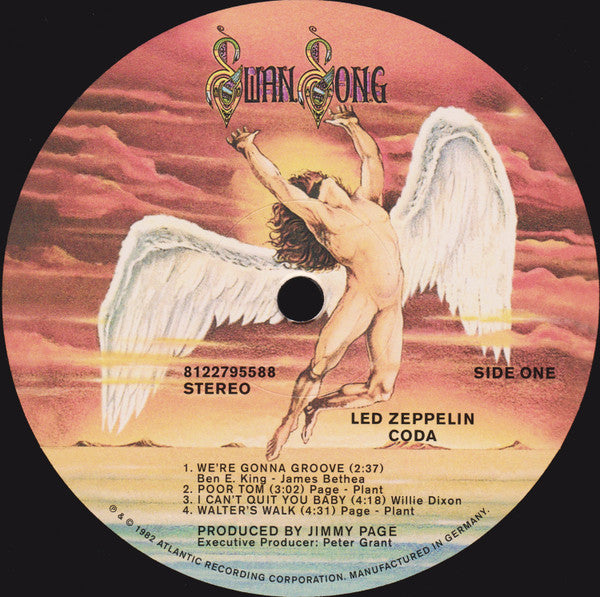 Led Zeppelin : Coda (LP,Album,Reissue,Remastered,Stereo)