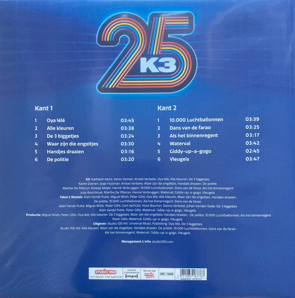K3 : Grootste Hits Uit 25 Jaar K3 Vol. 1 (LP,Compilation)