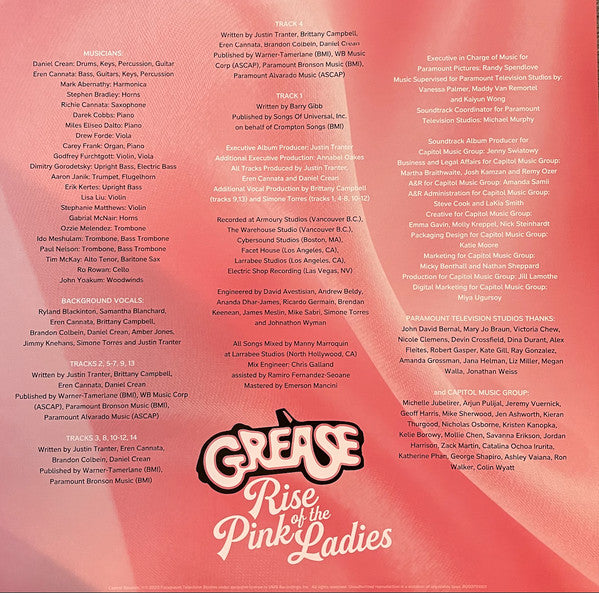 Marisa Davila, Tricia Fukuhara, Ari Notartomaso, Cheyenne Isabel Wells, Shanel Bailey, Niamh Wilson, Jason Schmidt (9), Danny Burstein, Maxwell Whittington-Cooper, Justin Tranter, Cast Of Grease: Rise Of The Pink Ladies : Grease: Rise of the Pink Ladies (LP,Album,Compilation,Stereo)