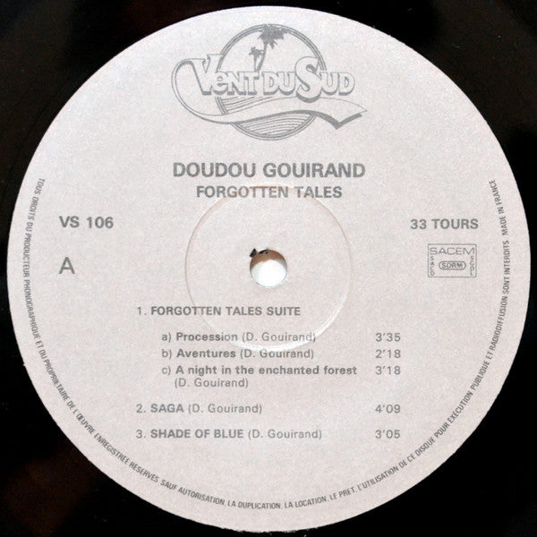 Doudou Gouirand Featuring Don Cherry : Forgotten Tales (LP,Album)