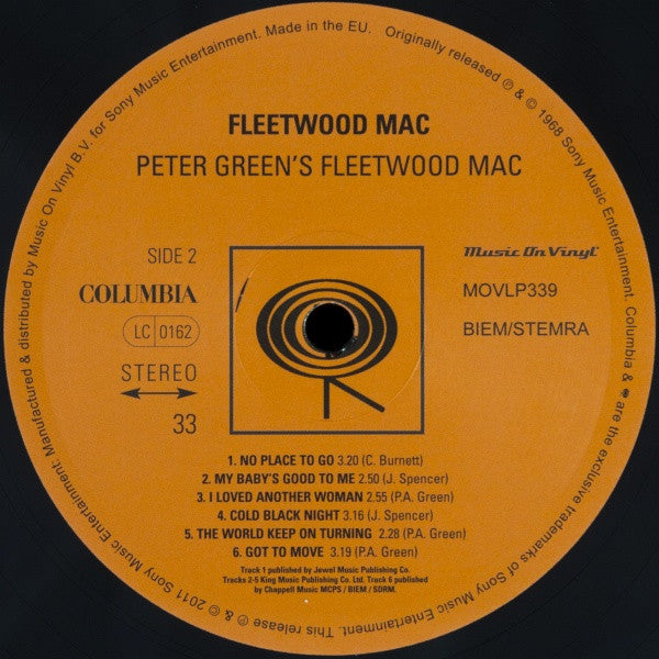 Fleetwood Mac : Peter Green's Fleetwood Mac (LP,Album,Reissue,Stereo)