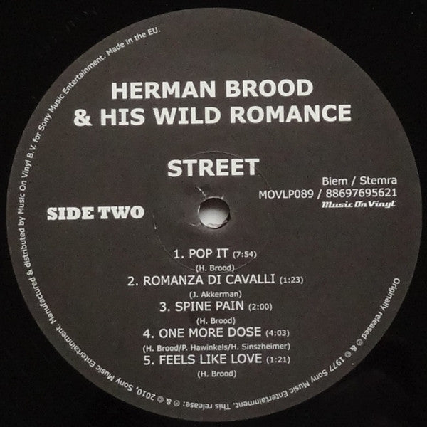 Herman Brood & His Wild Romance : Street (LP,Album,Reissue,Remastered)