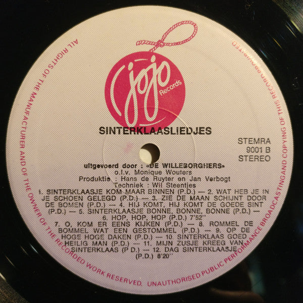 De Willeborghers : 24 Sinterklaasliedjes (LP)