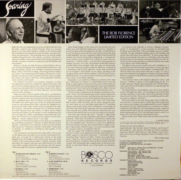 Bob Florence Limited Edition, The : Soaring (LP,Album)