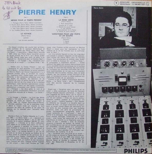 Pierre Henry : Les Jerks Électroniques De La Messe Pour Le Temps Présent Et Musiques Concrètes Pour Maurice Béjart (LP,Album,Compilation,Reissue)