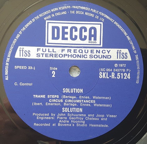 Solution (4) : Solution (LP,Album)