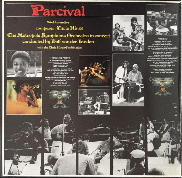 Metropole Orchestra With Chris Hinze Combination, The : Parcival (LP,Album)