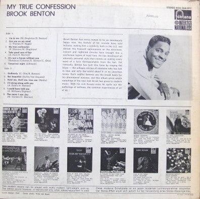 Brook Benton : My True Confession (LP,Compilation)