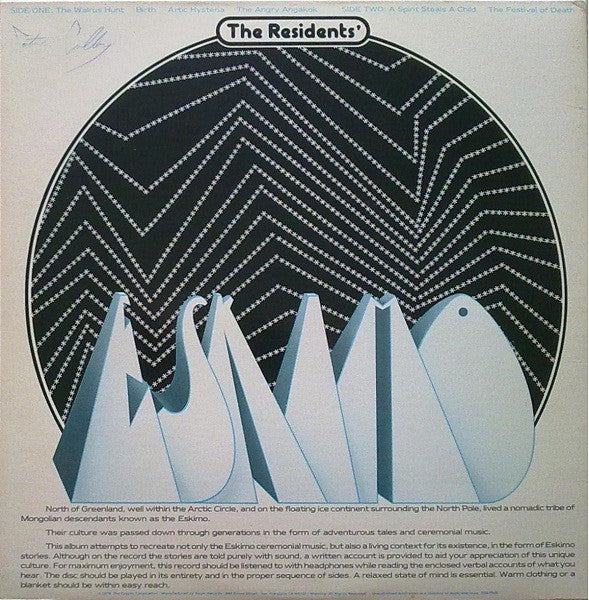 Residents, The : Eskimo (LP,Album)