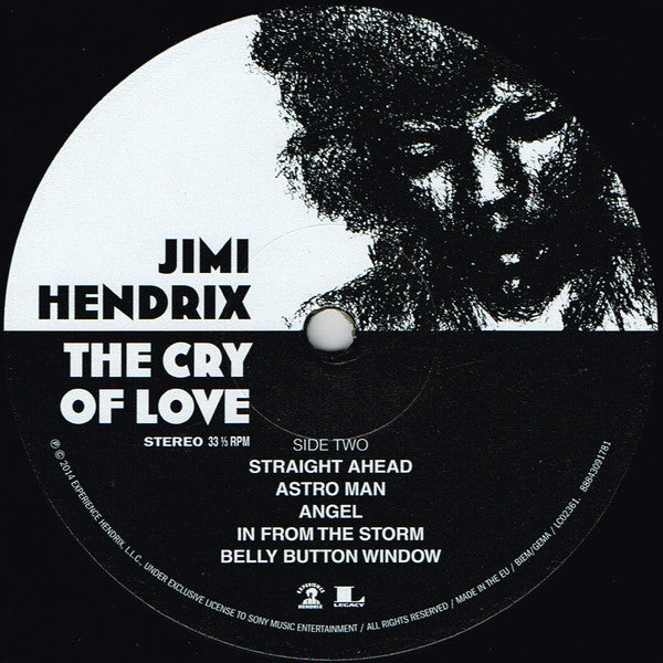 Jimi Hendrix : The Cry Of Love (LP,Album,Reissue)