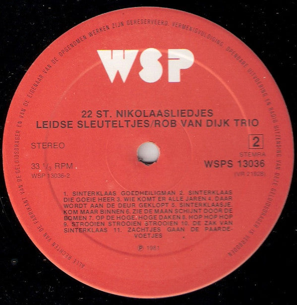 De Leidse Sleuteltjes : Sinterklaasliedjes (LP,Album)