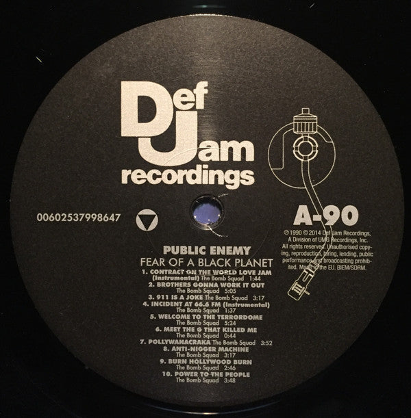 Public Enemy : Fear Of A Black Planet (LP,Album,Reissue)