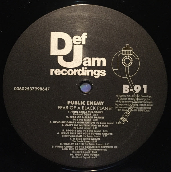 Public Enemy : Fear Of A Black Planet (LP,Album,Reissue)
