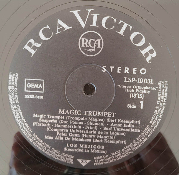 Los Mejicos : Magic Trumpet (LP,Album,Stereo)