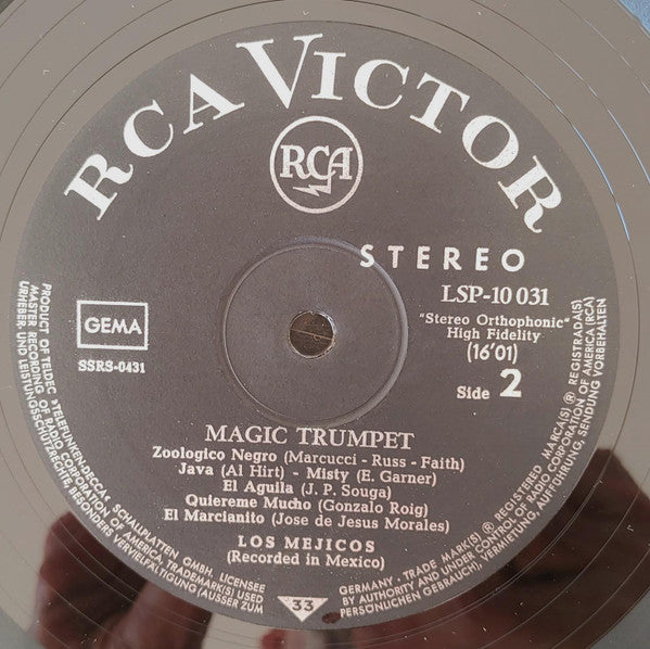 Los Mejicos : Magic Trumpet (LP,Album,Stereo)