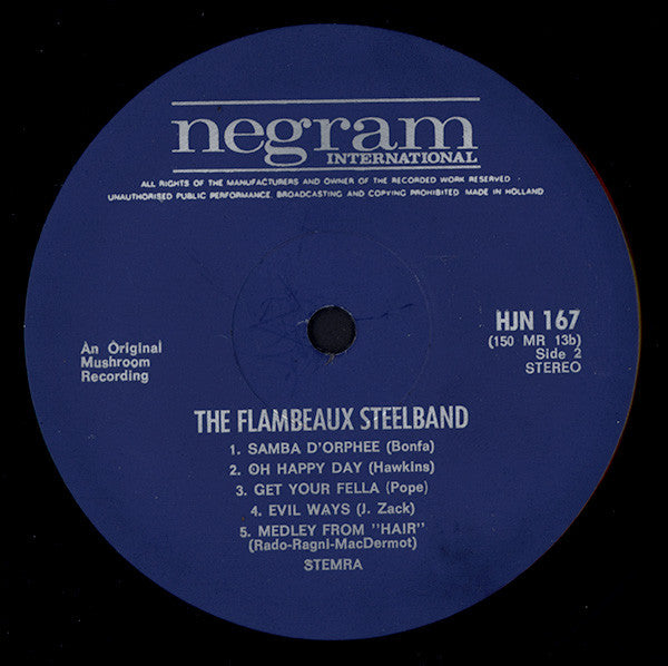 Les Flambeaux : The Flambeaux Steelband (LP,Album)